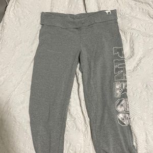 pink grey sweats